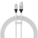 Кабель BASEUS CoolPlay Series Fast Charging Cable USB to iP 2.4A 1м White (CAKW000402)