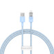 Кабель BASEUS Explorer Series Fast Charging Cable with Smart Temperature Control USB to iP 2.4A 1м Blue (CATS010003)