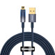 Кабель BASEUS Explorer Series Auto Power-Off Fast Charging Data Cable USB to IP 2.4A 2м Blue (CATS000503)