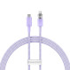 Кабель BASEUS Explorer Series Fast Charging Cable with Smart Temperature Control Type-C to iP 20W 1м Purple (CATS010205)