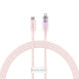 Кабель BASEUS Explorer Series Fast Charging Cable with Smart Temperature Control Type-C to iP 20W 1м Pink (CATS010204)