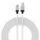 Кабель BASEUS CoolPlay Series Fast Charging Cable USB to Type-C 100W 2м White (CAKW000702)