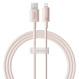 Кабель BASEUS Habitat Series Fast Charging Cable USB to iP 2.4A 1м Wheat Pink (P10360200421-00)