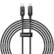 Кабель BASEUS Unbreakable Series Fast Charging Data Cable Type-C to Type-C 100W 2м Cluster Black (P10355800111-01)