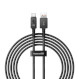 Кабель BASEUS Unbreakable Series Fast Charging Data Cable USB to Type-C 100W 2м Cluster Black (P10355801111-01)