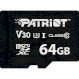 Карта пам\'яті PATRIOT microSDXC VX 64GB UHS-I U3 V30 Class 10 (PSF64GVX31MCX)