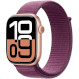 Смарт-часы APPLE Watch Series 10 GPS 46mm Rose Gold Aluminum Case with Plum Sport Loop (MWWV3QH/A)