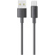 Кабель USAMS SJ708 YD USB to Type-C 3A Fast Charging Data Cable 1.2м Black (SJ658USB01)