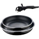 Набор сковород BERGNER Click & Cook Black 2пр, 22/26см (BG-31605-BK)