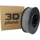 Пластик (филамент) для 3D принтера 3DPLAST PLA 1.75mm, 0.85кг, Gray