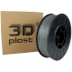 Пластик (филамент) для 3D принтера 3DPLAST PLA 1.75mm, 0.85кг, Gray Metallic