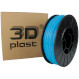 Пластик (филамент) для 3D принтера 3DPLAST PLA 1.75mm, 0.85кг, Light Blue