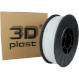 Пластик (филамент) для 3D принтера 3DPLAST PLA 1.75mm, 0.85кг, White