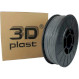 Пластик (филамент) для 3D принтера 3DPLAST PETG 1.75mm, 0.85кг, Gray