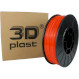 Пластик (филамент) для 3D принтера 3DPLAST PETG 1.75mm, 0.85кг, Orange