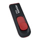 Флешка ADATA C008 64GB Black/Red (AC008-64G-RKD)