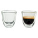 Набір склянок з подвійними стінками DELONGHI Espresso 2x60мл (DLSC310)