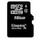 Карта памяти KINGSTON microSDHC 16GB Class 4 (SDC4/16GBSP)