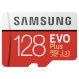 Карта памяти SAMSUNG microSDXC EVO Plus 128GB UHS-I U3 Class 10 + SD-adapter (MB-MC128GA/RU)