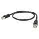 Патч-корд CABLEXPERT U/FTP Cat.5e 2м Black (PP22-2M/BK)