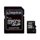 Карта памяти KINGSTON microSDHC 16GB Class 4 + SD-adapter (SDC4/16GB)