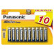 Батарейка PANASONIC Alkaline Power AA 10шт/уп (LR6REB/10BW)