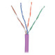 Кабель мережевий MOLEX UTP Cat.5e PowerCat LSZH 4x2x0.51 CU Purple 305м (39-504-5E)