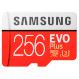 Карта пам\'яті SAMSUNG microSDXC EVO Plus 256GB UHS-I U3 Class 10 + SD-adapter (MB-MC256GA/RU)