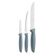 Набор кухонных ножей TRAMONTINA Plenus 3пр (23498/613)