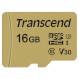 Карта памяти TRANSCEND microSDHC 500S 16GB UHS-I U3 V30 Class 10 + SD-adapter (TS16GUSD500S)