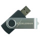 Флэшка EXCELERAM P1 32GB USB2.0 Black/Silver (EXP1U2SIB32)