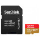 Карта памяти SANDISK microSDXC Extreme 64GB UHS-I U3 V30 A2 Class 10 + SD-adapter (SDSQXA2-064G-GN6AA)