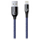 Кабель BASEUS C-shaped Light Intelligent Power-Off Cable for Lightning 1м Blue (CALCD-03)