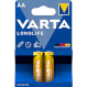 Батарейка VARTA Longlife AA 2шт/уп (04106 101 412)