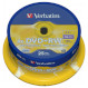 DVD+RW VERBATIM SERL 4.7GB 4x 25pcs/spindle (43489)