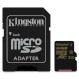 Карта пам\'яті KINGSTON microSDXC 64GB UHS-I Class 10 + SD-adapter (SDCA10/64GB)
