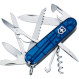 Швейцарский нож VICTORINOX Huntsman Blue Transparent (1.3713.T2)