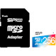 Карта пам\'яті SILICON POWER microSDXC Elite Colorful 256GB UHS-I Class 10 + SD-adapter (SP256GBSTXBU1V21SP)