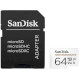 Карта пам\'яті SANDISK microSDXC High Endurance 64GB UHS-I U3 V30 Class 10 + SD-adapter (SDSQQNR-064G-GN6IA)