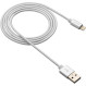 Кабель CANYON MFI-3 Charge & Sync Braided USB-A to Lightning 0.96м White (CNS-MFIC3PW)