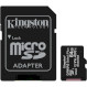 Набір з трьох карт пам\'яті KINGSTON microSDXC Canvas Select Plus 64GB UHS-I V10 A1 Class 10 + SD-adapter (SDCS2/64GB-3P1A)