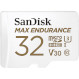 Карта пам\'яті SANDISK microSDHC Max Endurance 32GB UHS-I U3 V30 Class 10 + SD-adapter (SDSQQVR-032G-GN6IA)
