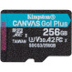 Карта пам\'яті KINGSTON microSDXC Canvas Go! Plus 256GB UHS-I U3 V30 A2 Class 10 (SDCG3/256GBSP)