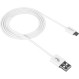 Кабель CANYON Sync & Charge Micro-USB 1м White (CNE-USBM1W)