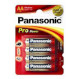 Батарейка PANASONIC Pro Power AA 4шт/уп (LR6XEG/4BP)