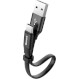 Кабель BASEUS Nimble Portable Cable for Type-C 0.23м Black (CATMBJ-01)