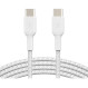Кабель BELKIN Boost Up Charge Braided USB-C to USB-C 1м White (CAB004BT1MWH)