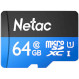 Карта пам\'яті NETAC microSDXC P500 Standard 64GB UHS-I Class 10 + SD-adapter (NT02P500STN-064G-R)