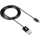 Кабель CANYON UM-1 Charge & Sync USB-A to Micro-USB 1м Black (CNE-USBM1B)