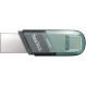 Флэшка SANDISK iXpand Flip USB/Lightning3.1 64GB Sea Green (SDIX90N-064G-GN6NN)